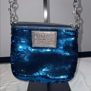 Coach Poppy Sequin Mini Crossbody Bag